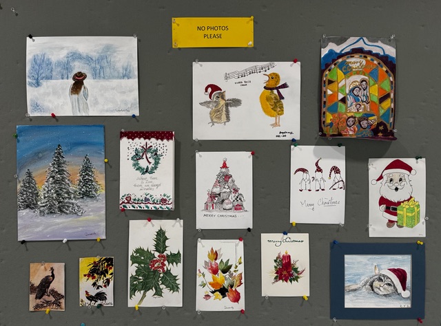 December 2024 display board